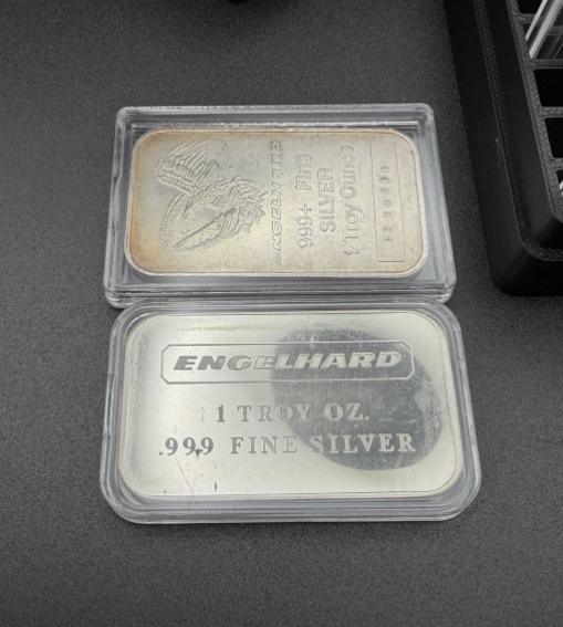 1oz Silver Copper storage box container 1oz bars stackers in capsules - 10 Slot