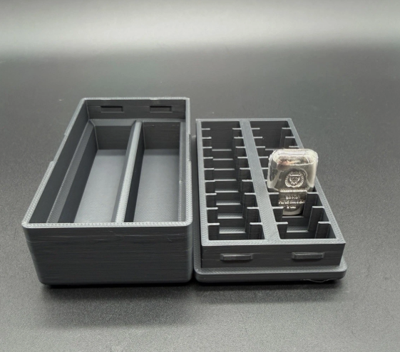 Germania Mint 1 oz Silver Bar Storage Box Holder Case – Holds 20 Bars
