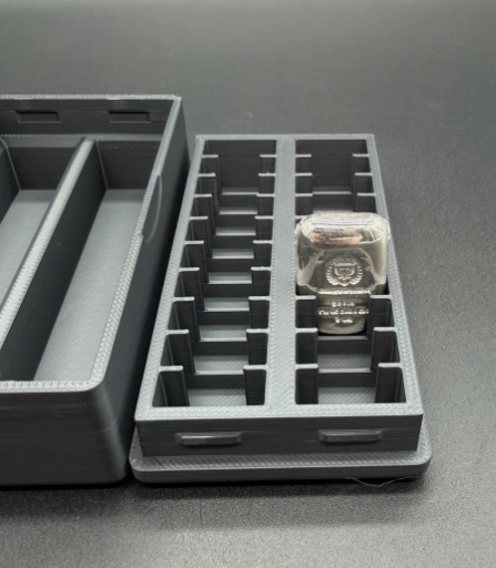Germania Mint 1 oz Silver Bar Storage Box Holder Case – Holds 20 Bars