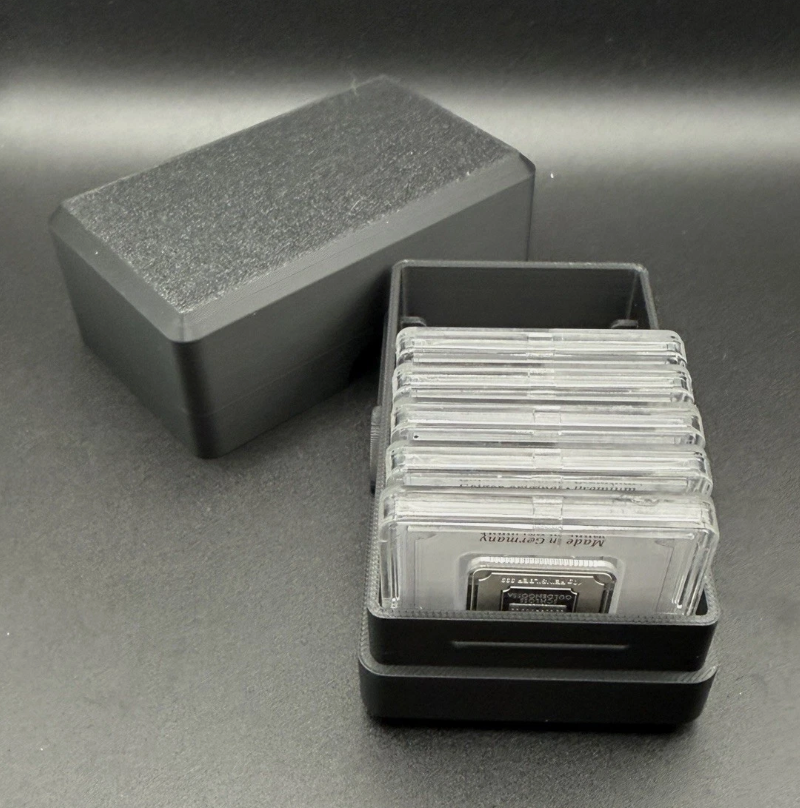 Geiger Edelmetalle Assay Storage Box Holds 10 - Fits 1g 5g 10g Silver Gold