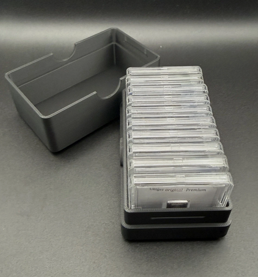 Geiger Edelmetalle Assay Storage Box Holds 10 - Fits 1g 5g 10g Silver Gold
