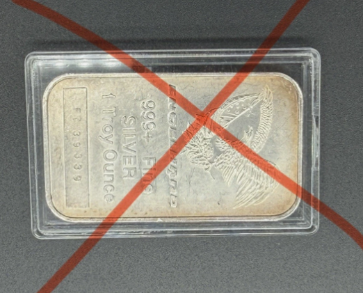 10 Slot 1oz Silver Bar Stacker Capsule Storage Box Air-Tite Holder - Pick Color
