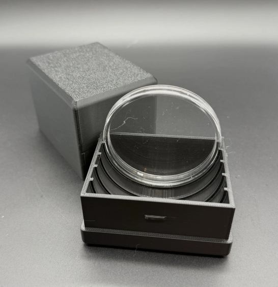 5oz Silver Coin Storage Box Holds 5 Air-Tite Y65 3XL Capsules