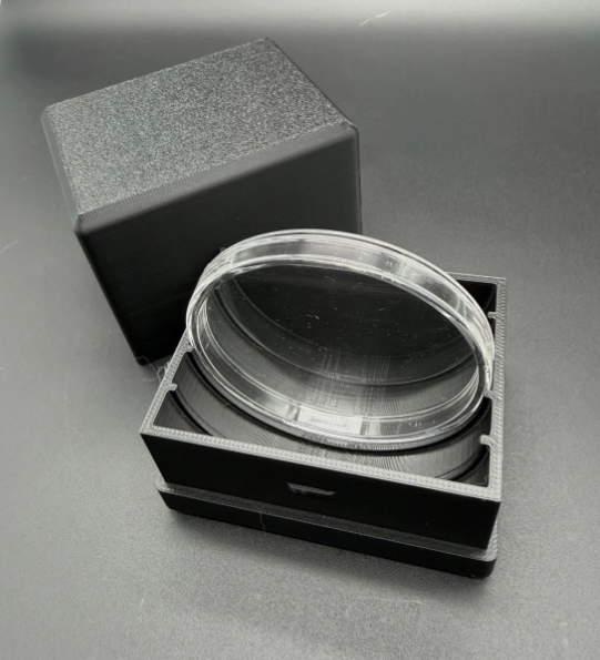 5oz Silver Coin Storage Box Holds 5 Air-Tite Y65 3XL Capsules