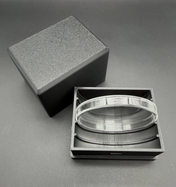 5oz Silver Coin Storage Box Holds 5 Air-Tite Y65 3XL Capsules