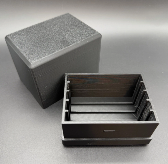 5 Slot Geiger Edelmetalle Assay Storage Box 20g 1oz Silver Gold - Pick Color