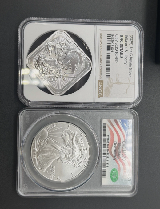 NGC CAC Graded Coin Slab Storage Box 5 Slot Holder - 3D Printed